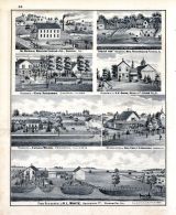 Vandalla Mfg Co., Dagger Farm, Chas Reinhardt Res, HK Smith Res, Crispin Wood Res, Emily Dolsen Res, HL White Res, Illinois State Atlas 1876